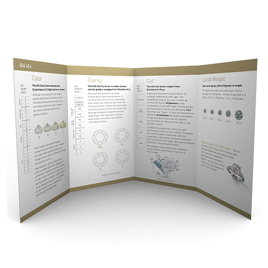 Co-branded 4Cs of Diamond Quality Brochure (Pack of 250 or 500)