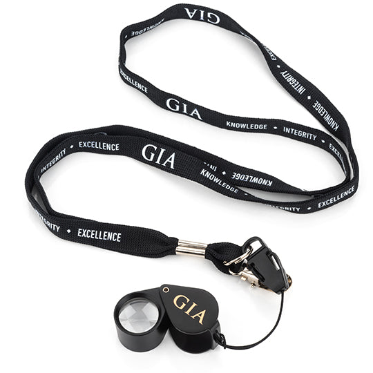 Hand Loupe 10x - 18 mm and GIA Lanyard